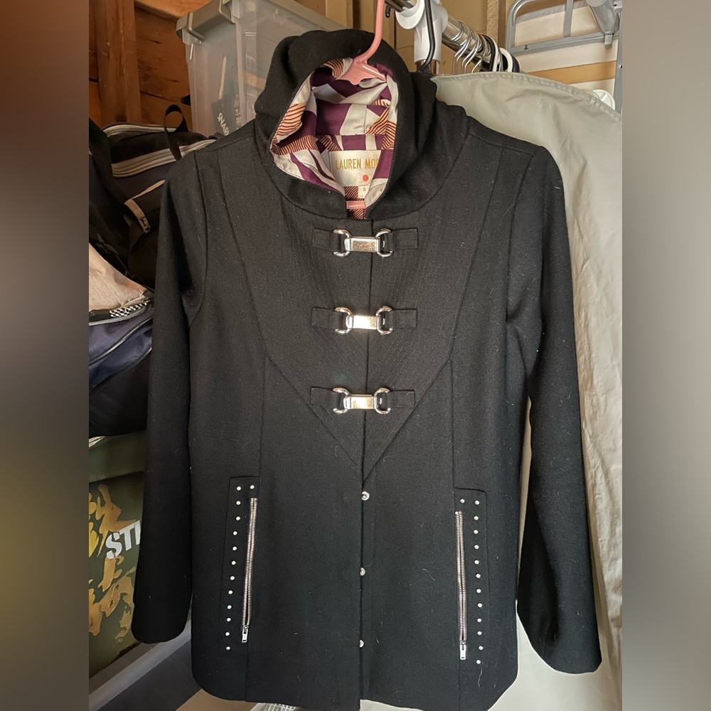 Lauren Moffatt black vintage jacket